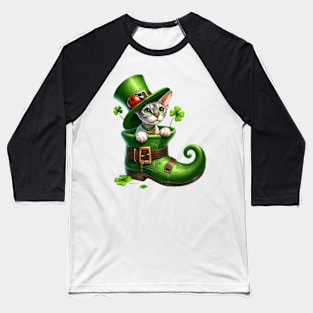 Devon Rex Cat Shoes For Patricks Day Baseball T-Shirt